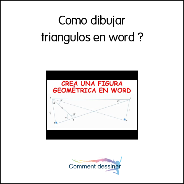 Como dibujar triangulos en word